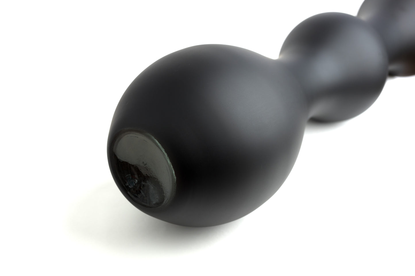 Pear Onyx – Tall Black Glass Vase, 70cm