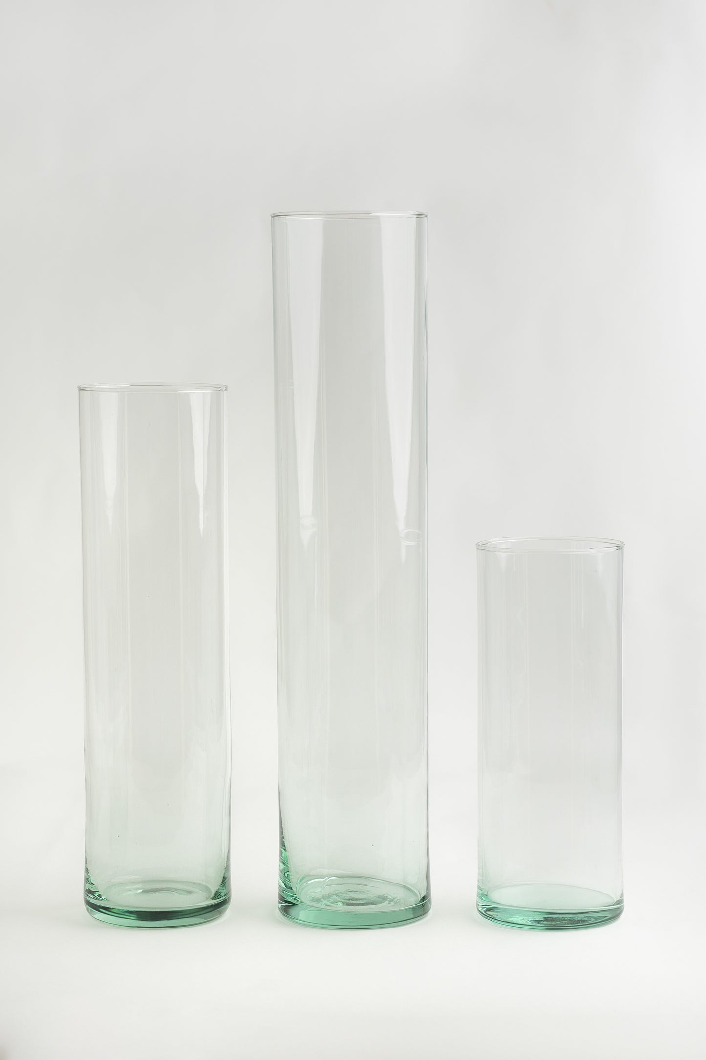 Tobe – Slim Cylinder Recycled Glass Vase, 3 Sizes