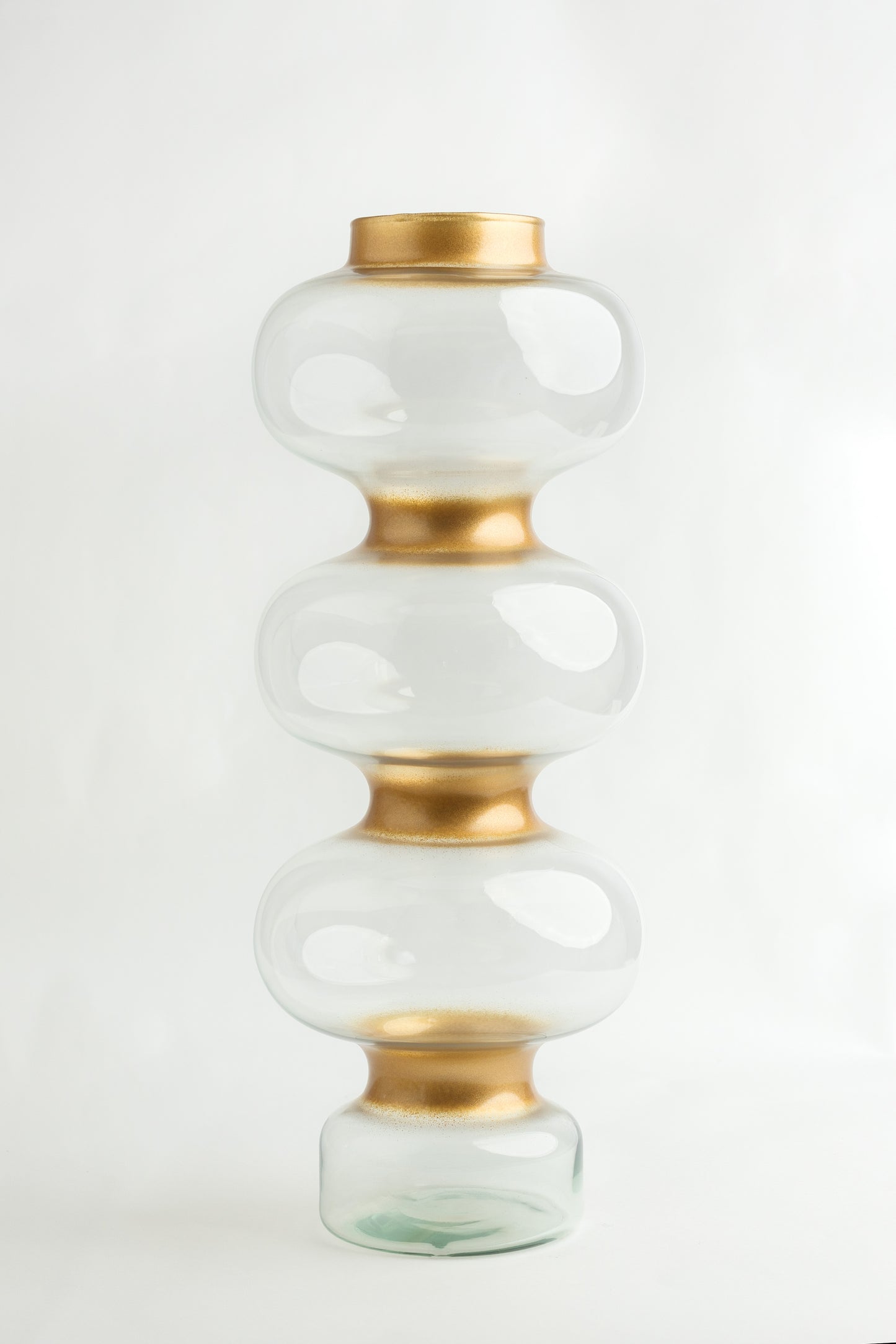 Ballu – Tall Golden Recycled Glass Vase, 50cm